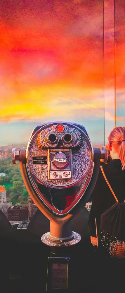 Vista del Rockefeller Center negli Stati Uniti, simbolo iconico di New York City.